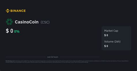 csccasinos|CasinoCoin price today, CSC to USD live price, marketcap and chart.